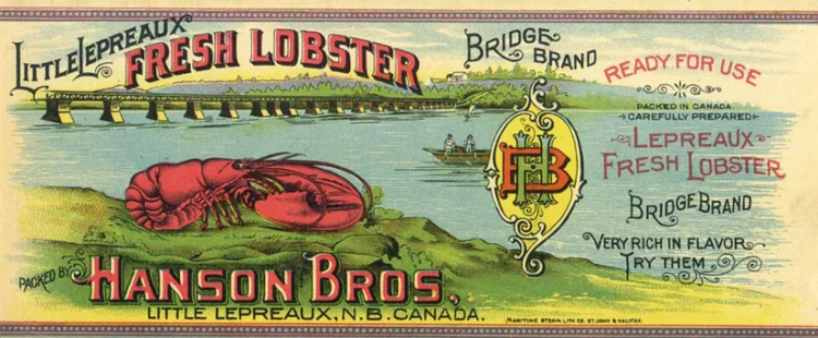 Iklan untuk lobster kaleng dari 1890. (medium.com)