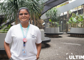 Qhedyzya Ricardiane Da Costa Ribeiro, 21, mahasiswa jurusan Film Universitas Multimedia Nusantara. (ULTIMAGZ/ Muhammad Daffa Abyan)