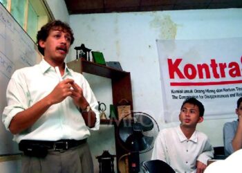 Munir saat di Jakarta. (Dok. TEMPO/Lourentius EP)