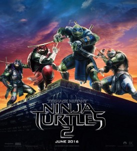 Seri sekuel Teenage Muntant Ninja Turtles 2 (TMNT 2) siap dirilis pada Juni 2016.