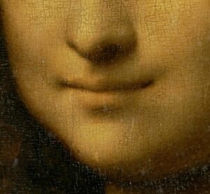 Detail dari lukisan Mona Lisa. (Foto: creativitypost.com)