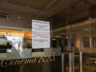 Bioskop ditutup