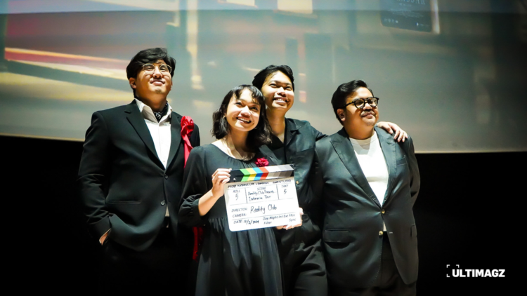 Personil Reality Club: Era Patigo Rizky, Fathia Izzati, Faiz Novascotia, dan Nugi Wicaksono, dalam acara "Reality Club Presents... Indonesia Tour". (ULTIMAGZ/Kezia Essie Awuy)