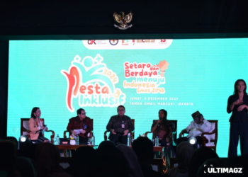 Diskusi "Bersama Ciptakan Ekonomi Inklusif" dalam Pesta Inklusif di Taman Ismail Marzuki pada Jumat (06/12/24) (ULTIMAGZ/Andita Chayara)