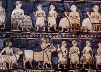 Ilustrasi lukisan Bangsa Sumeria. (Foto: kompas.com)