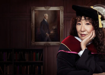 Ji-yoon (Sandra Oh) dalam poster serial Netflix, The Chair (Foto: netflix.com)