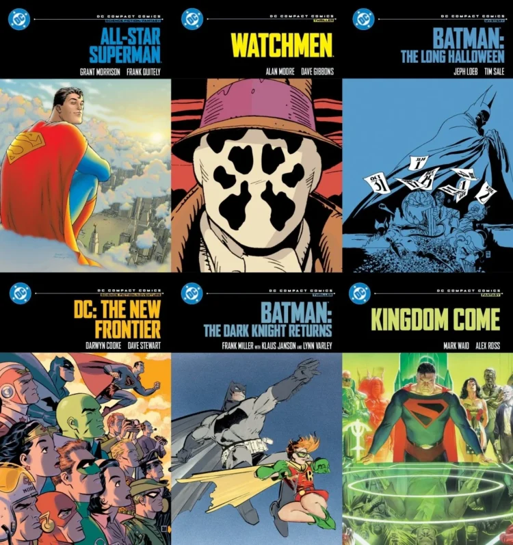 Beberapa Compact Comic yang sudah dirilis oleh DC. (waltscomicshop.com)