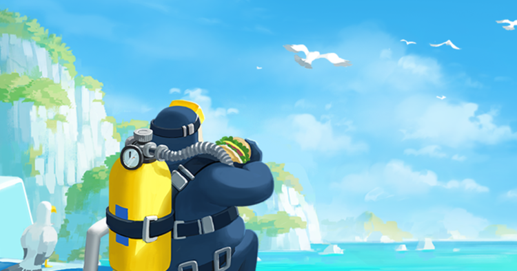 Cuplikan dari gim Dave The Diver (app2top.com)