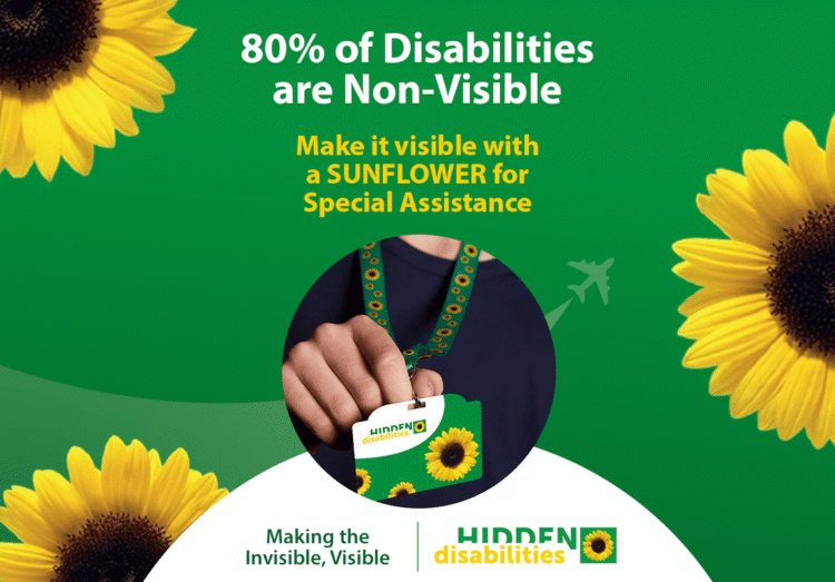 Lanyard bagi penyandang disabilitas tak tampak oleh Hidden Disabilities Sunflower (vantagegroup.com)