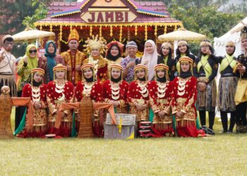 Festival Budaya Nusantara (FBN) XVII di Lapangan Panahan Gelora Pakansari pada Minggu (10/05/2026). (Sumber: FBN XVII)