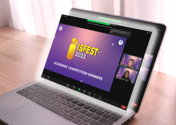 Awarding Night ISFEST 2022 diselenggarakan secara daring pada Sabtu (02/07/2022) via Zoom. (ULTIMAGZ/ Melati Pramesthi)