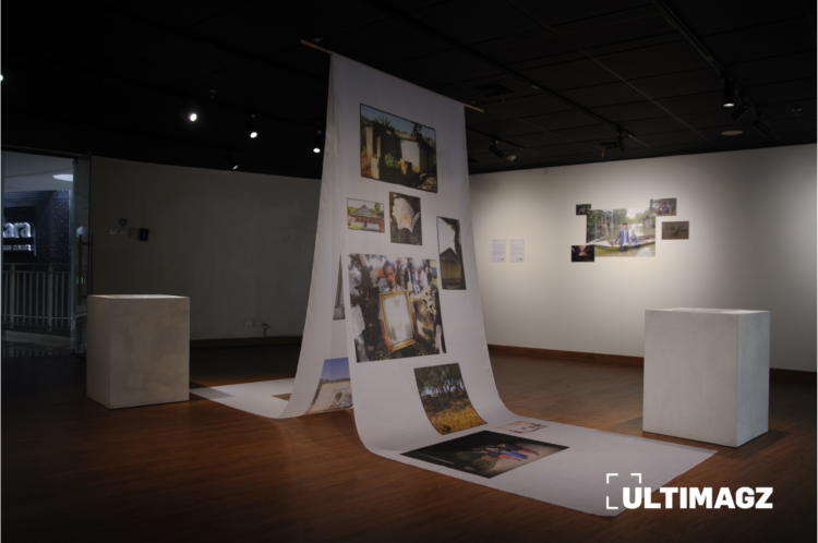 Suasana pameran Tanah Air di Galeri Lentera pada Rabu (19/03/25). (ULTIMAGZ/Gabri Perboire)