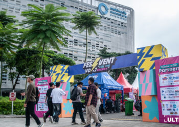 Acara tahunan Festvent diselenggarkan mahasiswa Program Studi Event Management MNP sebagai proyek akhir semester, Sabtu (20/09/25). (ULTIMAGZ/Gabri Perboire).