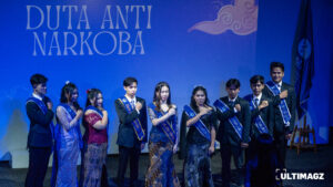 Pembacaan ikrar oleh finalis Duta Anti Narkoba. (ULTIMAGZ/Gabri Perboire)