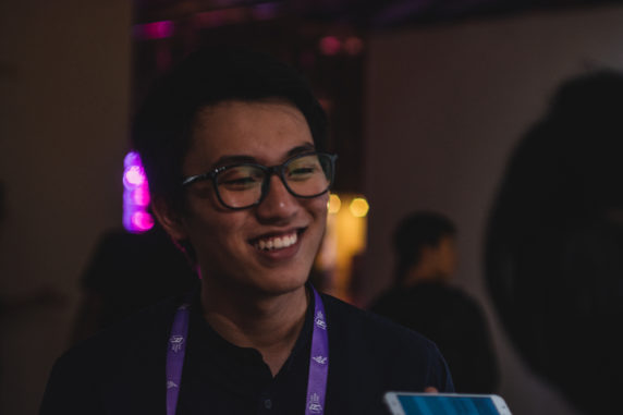 Aldy Adrian selaku Ketua Acara Artweek 2018 yang dilaksanakan di The Breeze, BSD, Tangerang dari 10 - 13 Mei 2018 (05/2018). (Foto: Roberdy Giobriandi)