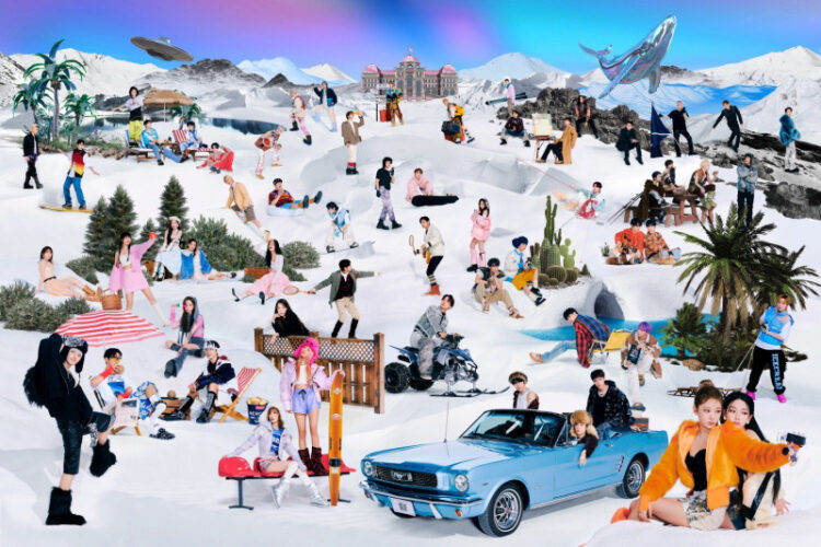 Foto ilustrasi artis-artis dari SM Entertainment yang akan bergabung ke Weverse. (Foto: Instagram/smtown)