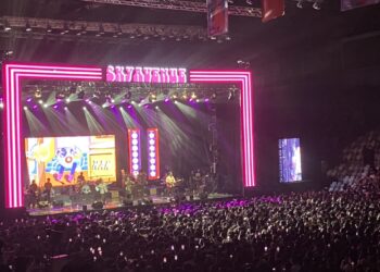 Meriahnya venue SKY AVENUE 2022 di Stadium Istora, Senayan pada Sabtu (03/08/2022). (ULTIMAGZ/Margaretha Netha)