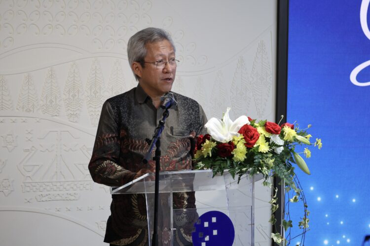 Sambutan peluncuran program DMT oleh rektor UMN, Dr. Andrey Andoko (Dok.UMN)