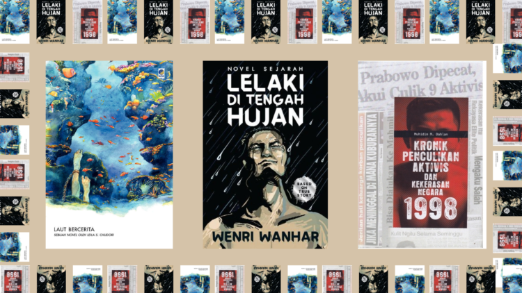 Kumpulan buku-buku tentang masa Orde Baru. (goodreads.com)