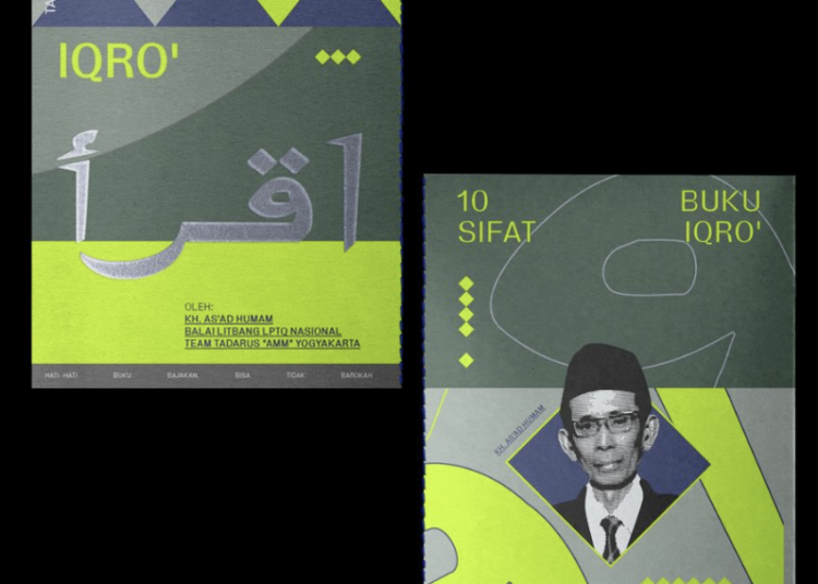 Desain sampul terbaru dari buku IQRO. (Instagram/@kahfeveryday)
