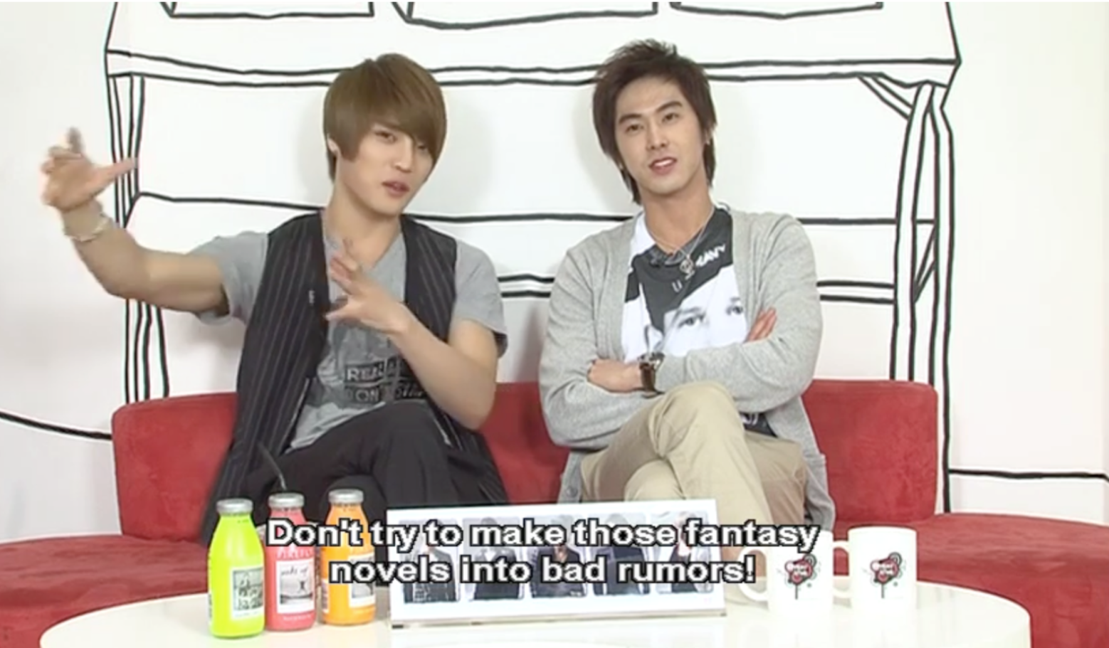 Konten berpasangan All About Dong Bang Shin Ki oleh Jae-joong dan Yun-ho TVXQ (YouTube/AADBSK Sub)