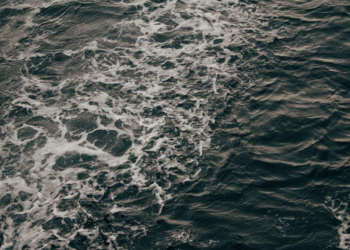 Ilustrasi lautan dengan ombak yang bergejolak. (Unsplash/@Adriel Prastyanto)