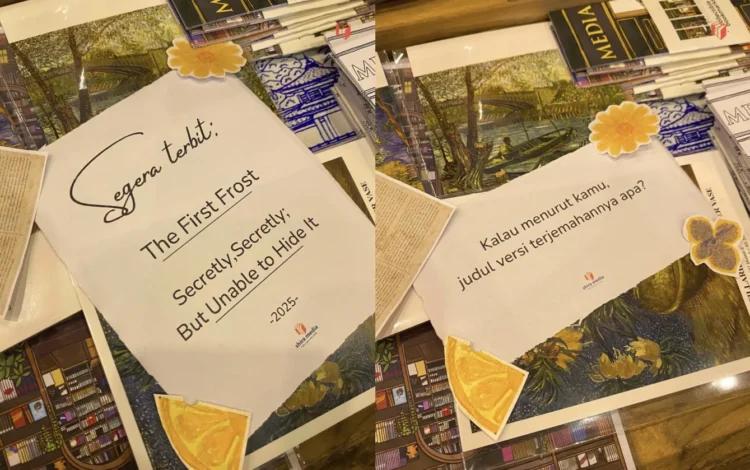 Unggahan pengumuman penerbitan novel terjemahan Zhu Yi oleh Shira Media.