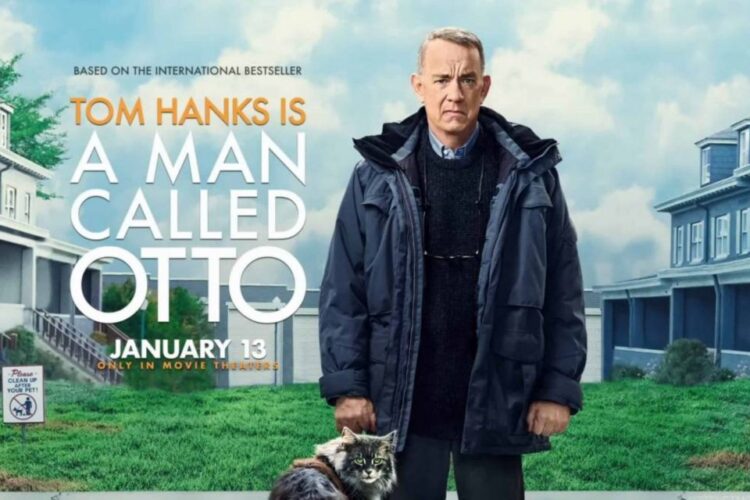 Tom Hanks sebagai Otto Anderson dalam poster A Man Called Otto. (katadata.co.id)