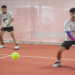 Peserta turnamen padel UNISMASH sedang mengikuti pertandingan yang diselenggarakan di Redwood Padel Club, BSD City, Kabupaten Tangerang, Banten, Sabtu (16/05/2026). (ULTIMAGZ/Gabri Perboire)