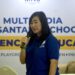 Theresia Listyawati selaku Kepala Sekolah MNS dalam Soft Launching Multimedia Nusantara School. (Dokumentasi UMN)