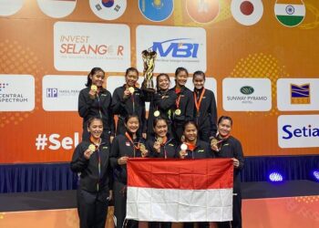 Tim Putri Indonesia Juarai BATC 2022