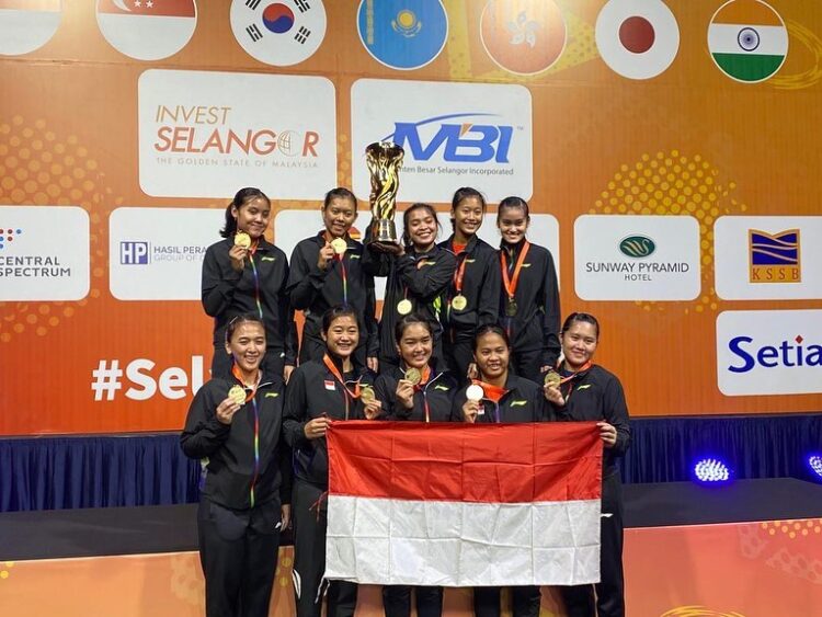 Tim Putri Indonesia Juarai BATC 2022