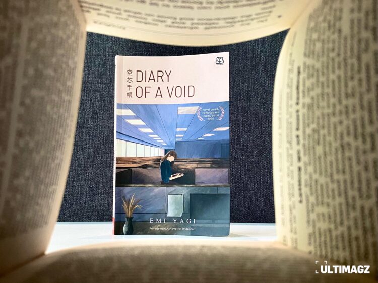 Buku novel Diary of A Void karya Emi Yagi yang meraih penghargaan Osamu Dazai 2020. (ULTIMAGZ/Sofhi Srieky Tiambun)
