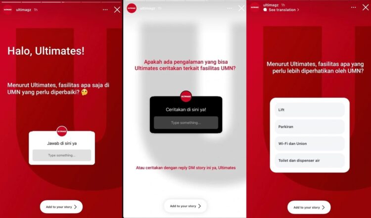 Survei di Laman Instagram ULTIMAGZ (Instagram/@ultimagz)