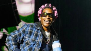 A$AP Rocky saat konser di Amerika Serikat.(hihopdx.com)