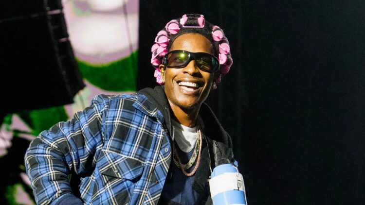 A$AP Rocky saat konser di Amerika Serikat.(hihopdx.com)