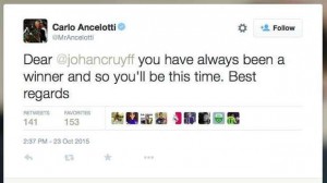 ancelotti tweet