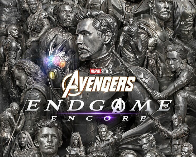 Poster film Avengers: Endgame Encore. (marvel.com)