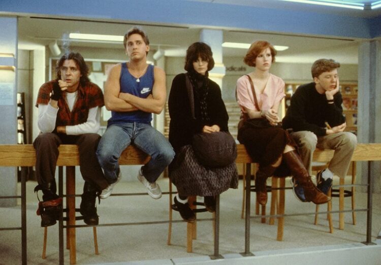 Cuplikan film “The Breakfast Club”. (IMDb)