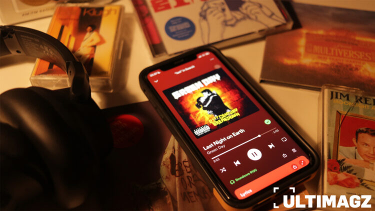 Ilustrasi mendengarkan lagu dalam rangka Hari Musik Nasional. (ULTIMAGZ/Muhammad Daffa Abyan)