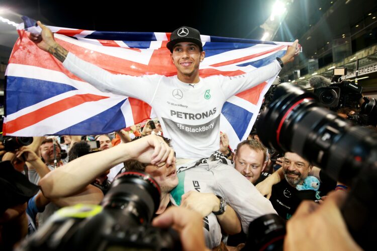 Lewis Hamilton memenangkan gelar juara dunia keduanya pada 2014. (independent.co.uk)