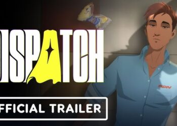 Robert Robertson (Aaron Paul) dalam cuplikan gim Dispatch. (YouTube/PC Gamer)