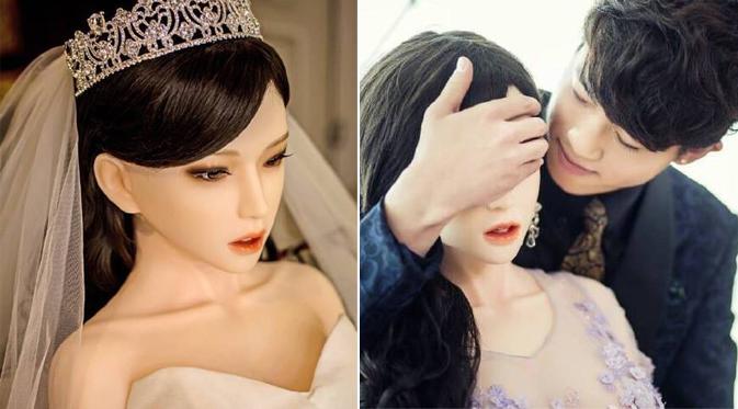 Pria Tiongkok Ini Nikahi Boneka Manekin