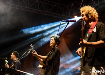 Penampilan The Overtunes pada acara Malam Puncak Maxima 2024 di Universitas Multimedia Nusantara pada Sabtu (21/9/24). (ULTIMAGZ/Ancilla Maura)