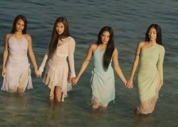 Anggota no na dari kiri ke kanan: Esther, Christy, Baila, dan Shaz dalam video teaser no na. (tirto.id)