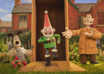 Gromit, Norbot, dan Wallace dalam film Wallace & Gromit: Vengeance Most Fowl. (wallaceandgromit.com)