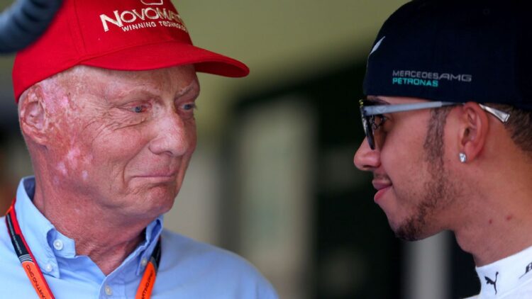 Potret kedekatan Hamilton dengan Lauda. (espn.com)