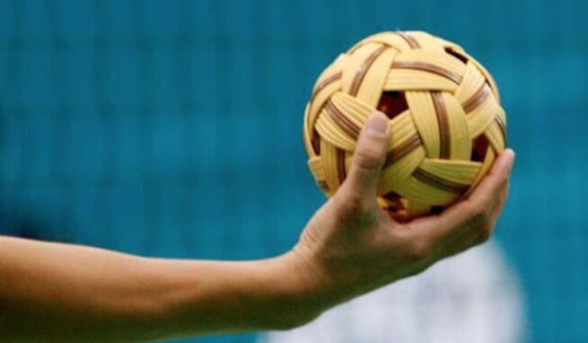 sepak-takraw Foto bola sepak takraw