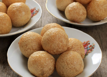 Sajian sederhana dari tahu bulat. (atmago.com)