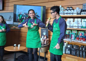 Starbucks Bahasa Isyarat